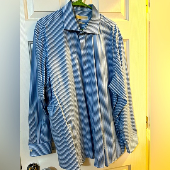 Michael Kors long sleeve blue dress shirt - Picture 1 of 1